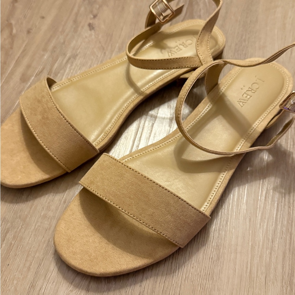 J.Crew Tan Suede Women's Sandals